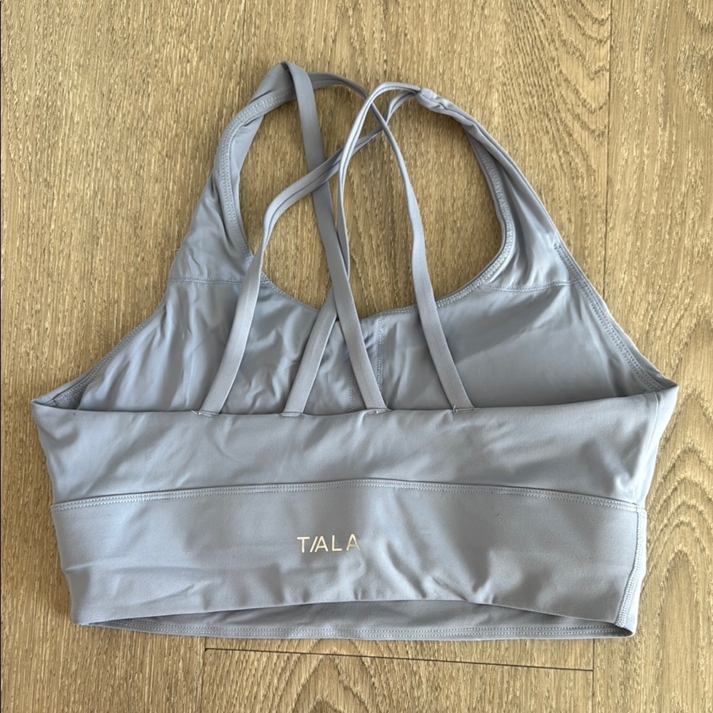 TALA Skinluxe Tank Sports Bra in blue Size Large - Picture 2 of 6
